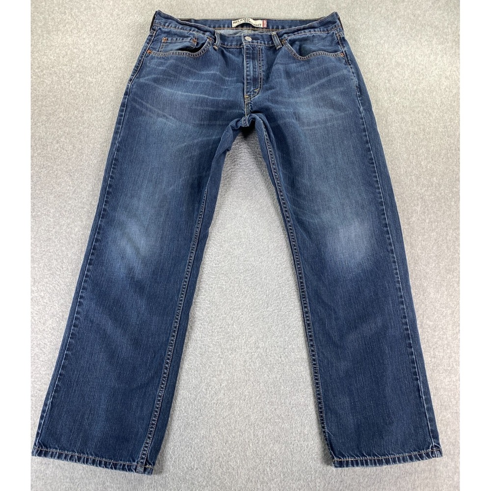 Levi's 559 Jeans Mens 36x32 (Meas 36x30.5) Blue Relaxed Straight Cotton Denim